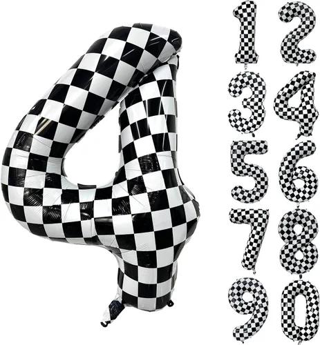 Vista 276 de Globos gigantes de helio de aluminio de 40 pulgadas, color negro, globos digitales grandes del número 0 para decoración de fiesta de cumpleaños