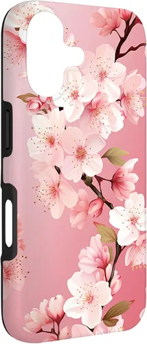 Vista 3 de Japan Pink Flower Sakura Florist Anime Cherry Blossom Case for iPhone 17