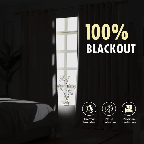 Vista 4 de MIULEE - Cortinas de lino beige con pliegues a presión 100% opacas para dormitorio, cortinas de ventana con memoria y bloqueo de luz para oscurecer