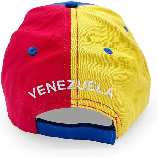 Vista 6 de Zelvox - Gorra de béisbol clásica venezolana unisex ajustable con pico sándwich Gorras de Venezuela 7 38