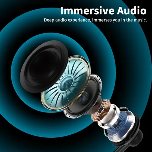 Vista 3 de VR Earphones for Oculus Quest 2 Semi-in-Ear Headphones for Virtual Reality Gaming Headset, 0 Latency 3.5 mm