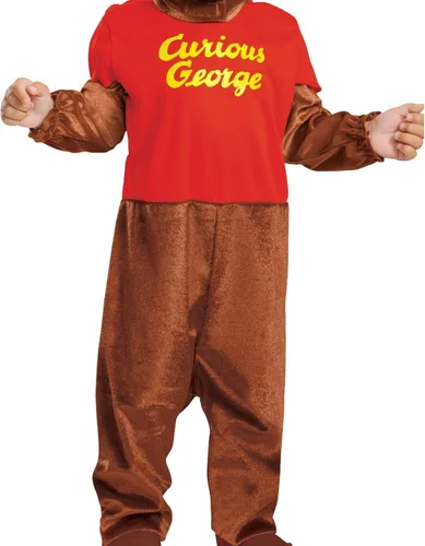 Vista 6 de Disguise Disfraz de George curioso para bebé, disfraz oficial de George curioso, talla infantil