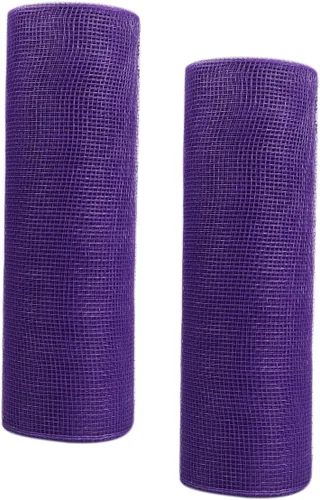 Vista 107 de YYCRAFT Paquete de 2 cintas de malla de polímero metálico de 6 pulgadas (total 20 yardas, verde manzana)