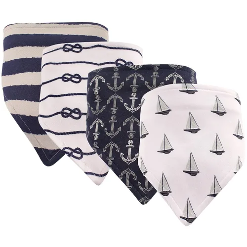 Vista 7 de Hudson Baby Baberos unisex de algodón para bebé, avión, talla única (paquete de 2)