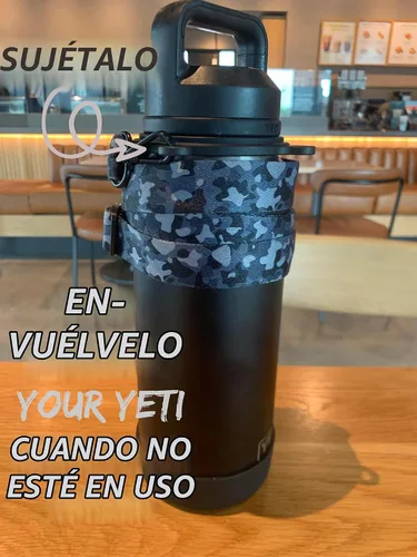 Vista 3 de One MissionX YETI Rambler - Correa para botella para botellas de agua de 64 onzas, 46 onzas, 36 onzas, 26 onzas, 18/12 onzas, accesorios duraderos
