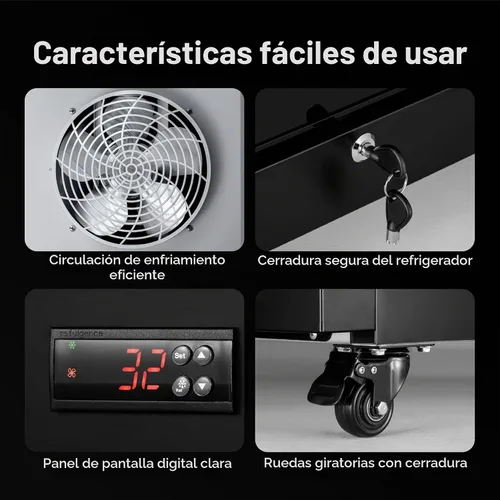 Vista 4 de Combo de máquina expendedora, máquina expendedora refrigerada inteligente con lector de tarjetas táctiles (negro, más B)
