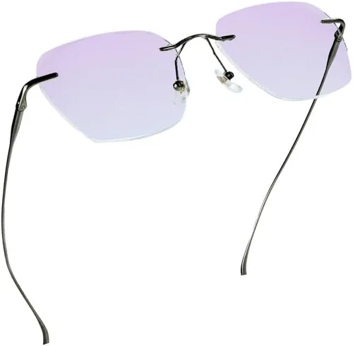 Vista 27 de LifeArt Pure Titanium Frame Glasses/Blue Light Blocking Reading Glasses, Reduce Eyestrain, Stylish for Men and Women