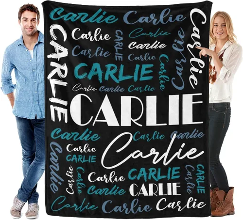 Vista 13 de Manta personalizada para niños y adultos, manta personalizada con nombre, manta de franela personalizada con nombre, manta personalizada con nombre