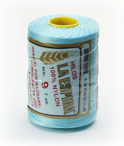 Vista 32 de N° 9 - 100% Cordón de Hilo de Nylon Omega para Tejer y Crochet - 01 Blanco