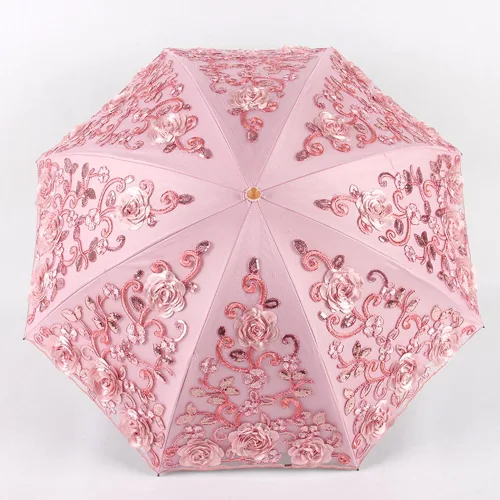 Vista 93 de Honeystore - Parasoles de encaje de flores para fiesta de boda, paraguas nupcial de encaje