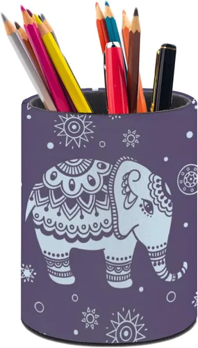 Vista 41 de Organizador de lápices con diseño de bandera de Estados Unidos, lindo portalápices, taza de lápices para escritorio, soporte para brochas