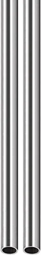 Vista 13 de DTGN Tubo de acero inoxidable 304 de 0.118 in x 0.008 in x 9.843 in (ODxWall TxL) - Paquete de 2 - Bueno para equipos de maquinaria - Tubería