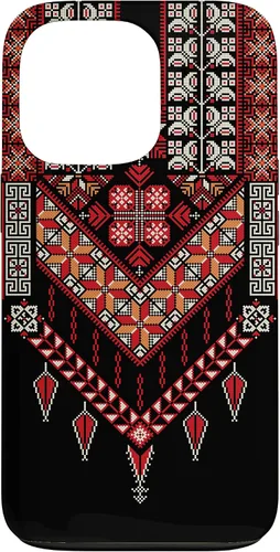 Vista 10 de Funda para iPhone 16 con diseño tradicional de palestina para mujeres palestinas