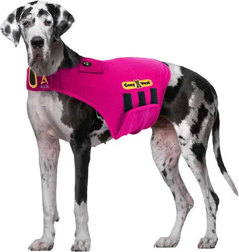 Vista 9 de CozyVest® - Chaleco de ansiedad para perros 3 en 1 con música y aromaterapia, camisa con sonido relajante y aceites esenciales, chaqueta