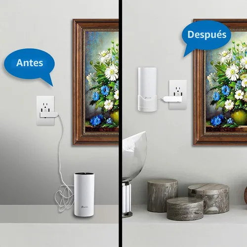 Vista 2 de Soporte de pared para TP-Link Deco S4, S7, M4, P9, W2400-2 Pack DECO M4