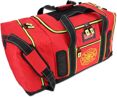 Vista 8 de Recientemente rediseñado Lightning X Bolso de equipo para bomberos con cuatro ventilaciones, compartimiento para casco, rejillas de ventilación