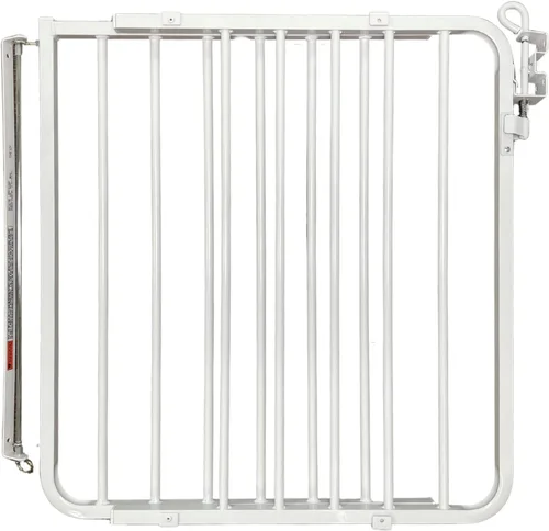 Vista 9 de Cardinal Gates MG15 Puerta de bebé con bloqueo automático para escaleras, puerta ajustable para perros para interiores, hecha de aluminio para Negro