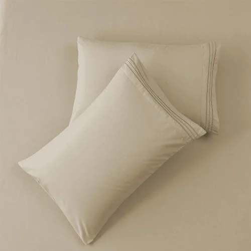 Vista 5 de SONORO KATE Juego de sábanas de cama de microfibra súper suave de 1800 hilos, sábanas egipcias de lujo de 16 pulgadas de profundidad, antiarrugas e