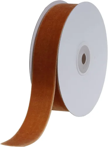 Vista 7 de COTOWIN Cintas de terciopelo triturado de 1 pulgada, 8 yardas (negro, 1 pulgada)