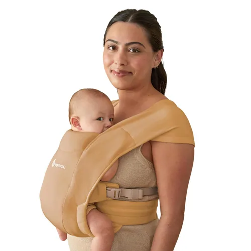 Vista 11 de Ergobaby Embrace Portabebés para Recién Nacidos hasta Niños Pequeños - Portabebés Ergonómicos Ligeros - Esenciales Acogedores (7-25 Libras), Tejido