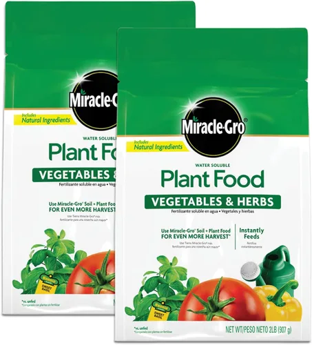 Vista 10 de Miracle-Gro Alimento vegetal soluble en agua, verduras y hierbas, 2 lb