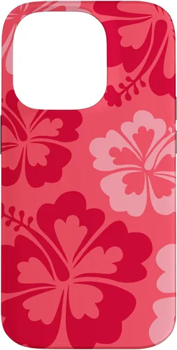 Vista 17 de Hibiscus Flower Beach Hawaiian Exotic Floral Surf Cranberry Case for iPhone 17