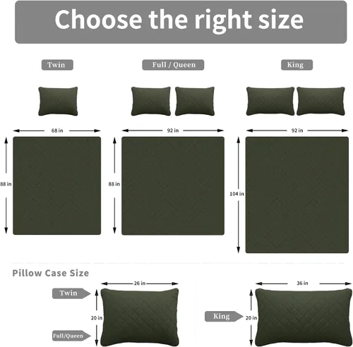 Vista 7 de Easy-Going - Juego de colcha reversible tamaño individual con 1 colcha y 1 funda de almohada, colcha de cama suave, colcha de microfibra ligera