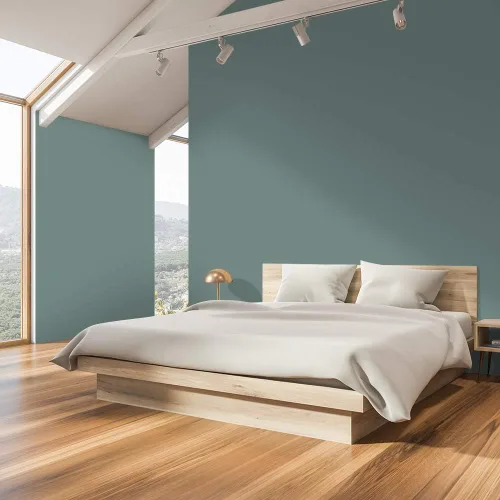 Vista 3 de Prestige Paints - Pintura exterior e imprimación en uno, 1 galón, plano, compatibilidad comparable con el color menta «Whipped Mint» de Behr