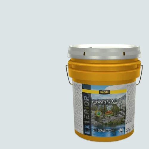 Vista 70 de Rodda Paint CASCADIA XL Pintura e imprimación satinada para exteriores en uno, cuarto de galón, Metropolis Mood