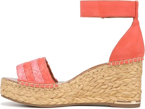 Vista 29 de Franco Sarto Sandalias de cuña Clemens Raffia para mujer Raffia Beige
