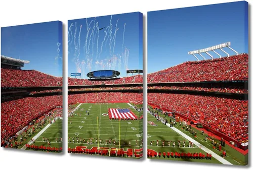 Vista 142 de Lincoln - Lienzo decorativo para pared, diseño de campo financiero de Filadelfia, paisaje de estadio de fútbol de Filadelfia, decoración de pared