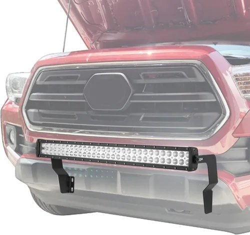 Vista 4 de Mofun Barra de luz LED de 180 W de 32 pulgadas con kit de cableado de interruptor remoto y soportes de montaje de parachoques delantero compatibles