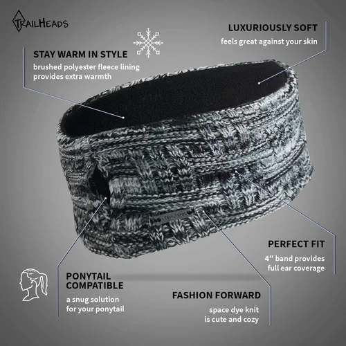 Vista 3 de TrailHeads Space Dye - Diadema para mujer