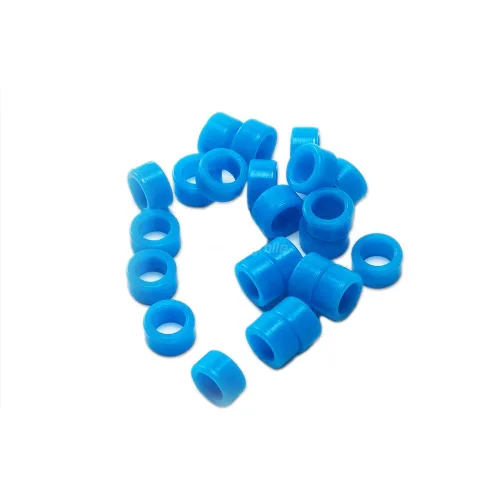 Vista 13 de Código de Color Dental Anillo Banda Silicona Higienista Instrumento Código Anillos S/L Autoclavable 135ºC (S, Negro)