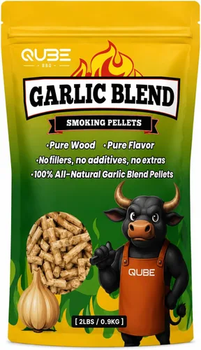 Vista 11 de Pellets de bambú para ahumar Humo limpio y suave de bambú asiático sostenible Funciona en todos los ahumadores y parrillas Bolsa de 2 libras