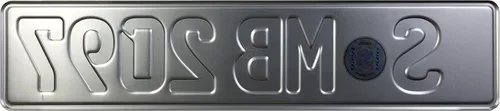 Vista 9 de Compatible con la placa alemana delantera de Mercedes-Benz con marco