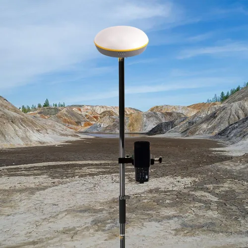 Vista 7 de Polo de inspección de fibra de carbono 2M 2Section Rover Rod GPS Rover Rod 6.5FT/2M 2Sections Diseño para topografía e ingeniería de tierras