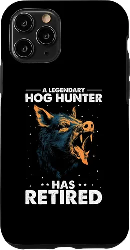 Vista 11 de iPhone 12 mini Pig Hunting Quote for Hog Exterminator and Boar Hunting Case