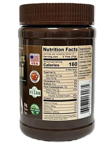 Vista 2 de SESAME KING CHOCOLATE TAHINI