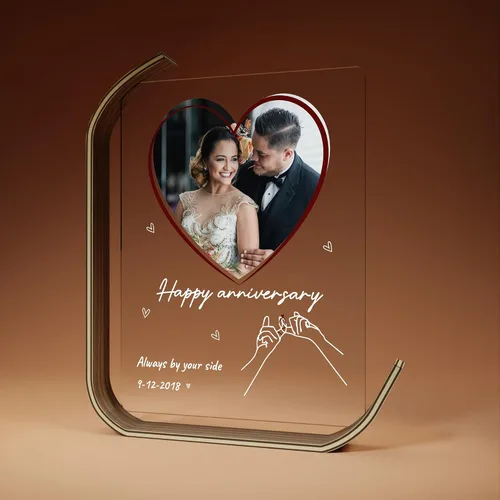 Vista 11 de EGD Placa acrílica personalizada de regalo para papá y mamá Regalos únicos para él con sus fotos favoritas Regalos personalizables para abuelos