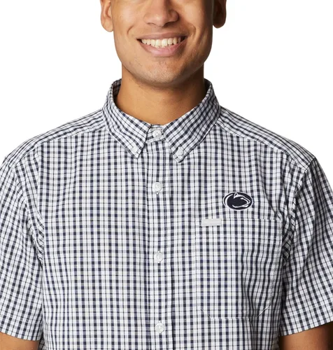 Vista 4 de Columbia Camisa de manga corta para hombre Collegiate Rapid Rivers
