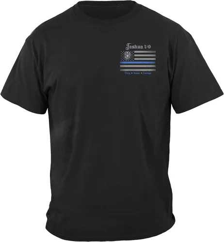 Vista 2 de Erazor Bits Camisetas de la aplicación de la ley, camisas de algodón con temática policial