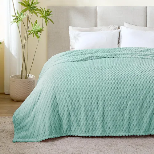 Vista 167 de BEDELITE Manta de forro polar para sofá y cama, manta decorativa de jacquard 3D de almendra, súper suave y acogedora, manta mullida cálida adecuada