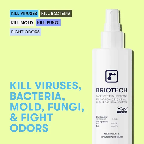 Vista 2 de Briotech desinfectante multisuperficie Mata el 99,99% de gérmenes