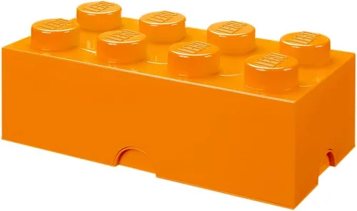 Vista 9 de LEGO Ladrillo de Almacenamiento 8 - conectores AZUL - Caja de Almacenamiento de Plástico Apilable con Tapa para Niños y Adultos, Organizador de Azul