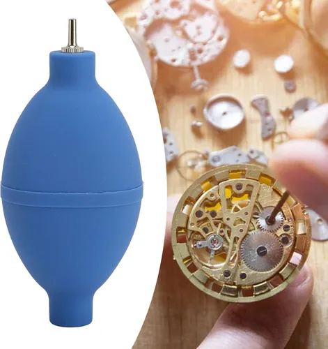 Vista 5 de ZJchao Mini bomba de bola para apretar, reloj de plumero de aire, bola sopladora de polvo, bola de goma, flexible y fuerte de aire portátil, bola