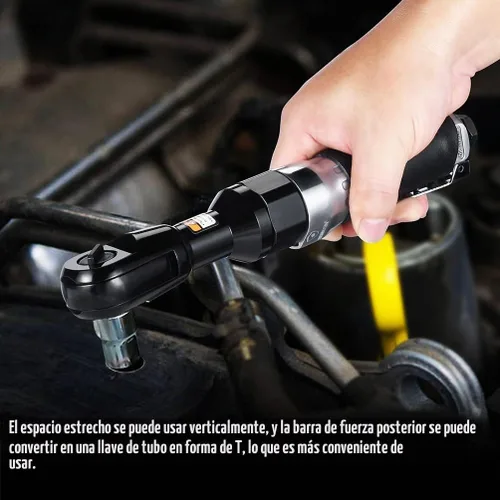 Vista 2 de Llave de trinquete neumática de 1/2 pulgada, llave de impacto neumática de alta resistencia (1/2 pulgada)