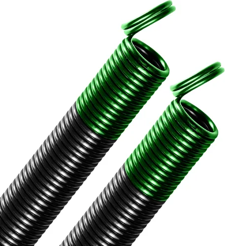 Vista 11 de Muelles de extensión de puerta de garaje de doble bucle para servicio pesado de 80 libras (paquete de 2) - Dorado Muelles para reparación