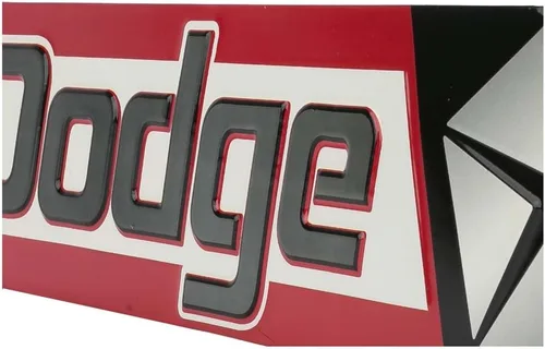 Vista 4 de Dodge Chrysler - Letrero de metal en relieve, vintage para garaje o cueva de hombre