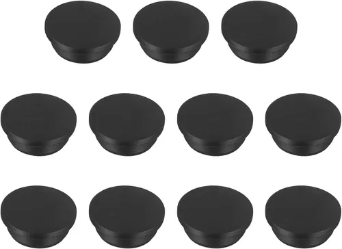 Vista 169 de MECCANIXITY - Tapones de silicona en forma de T (26mm, 1 pulgada de diámetro), color negro